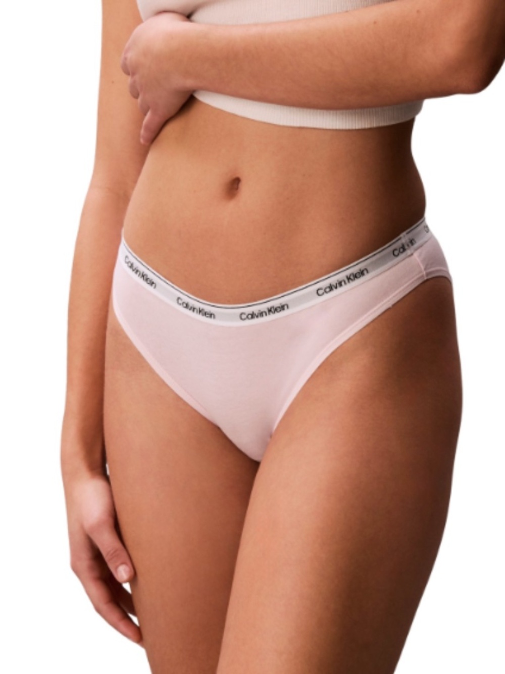 Calvin Klein Women's Icon Logo Cotton Bikini Underwear Pink Size XS 12130
